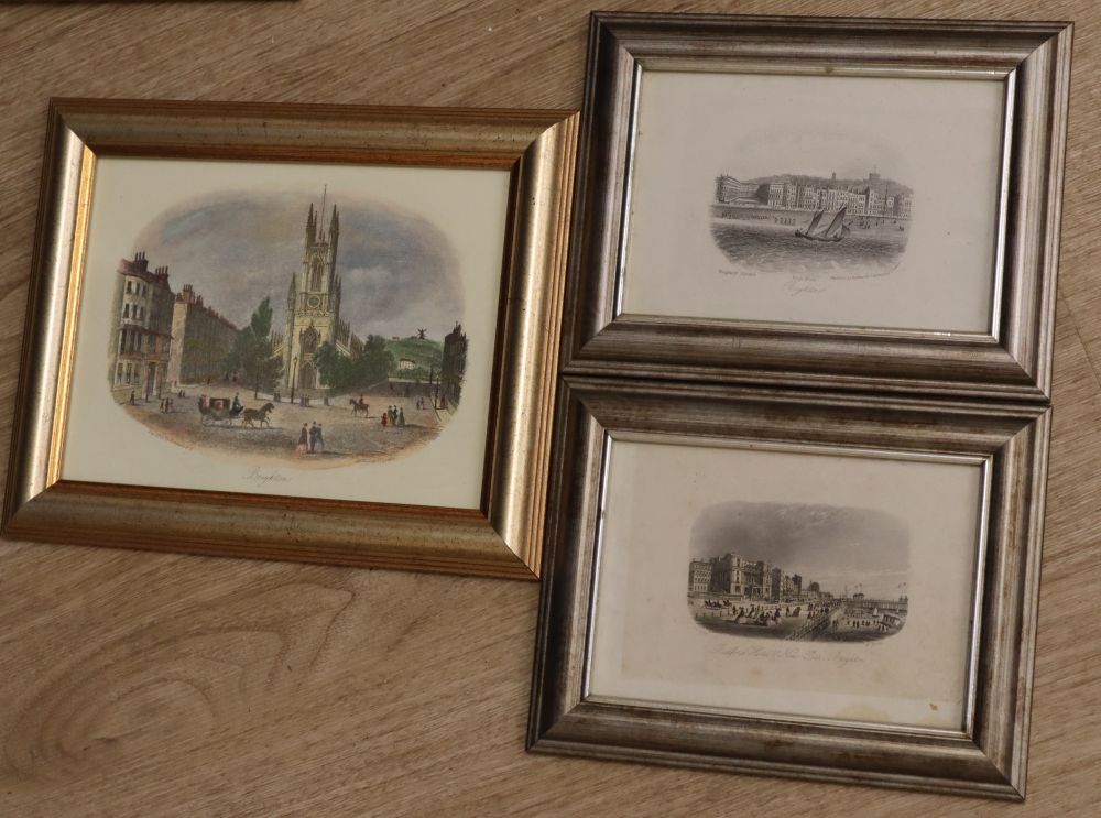 A quantity of prints and engravings: